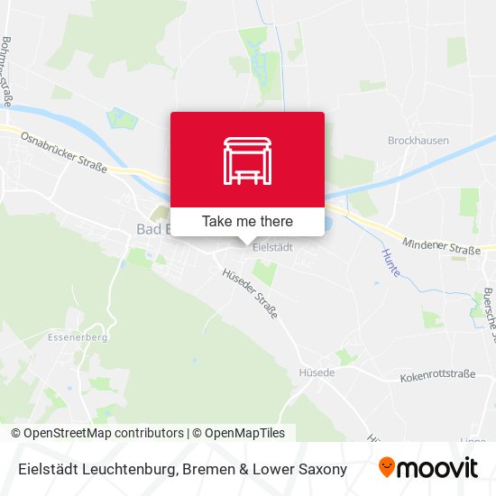 Eielstädt Leuchtenburg map