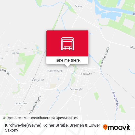 Kirchweyhe(Weyhe) Kölner Straße map
