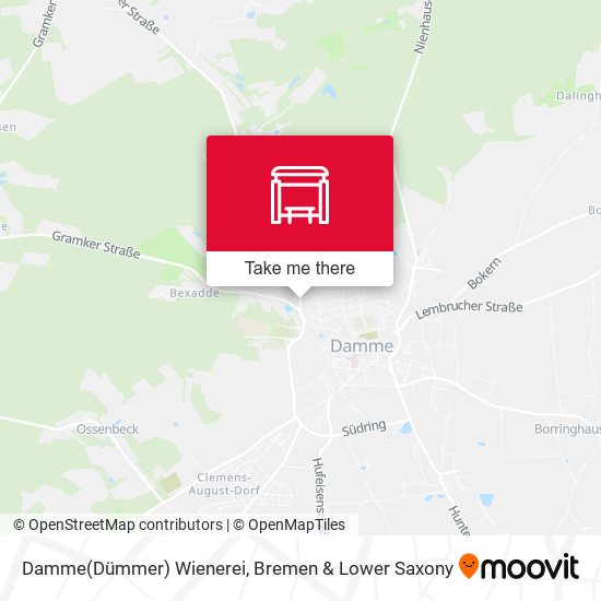 Damme(Dümmer) Wienerei map