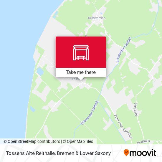 Tossens Alte Reithalle map