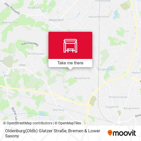 Oldenburg(Oldb) Glatzer Straße map