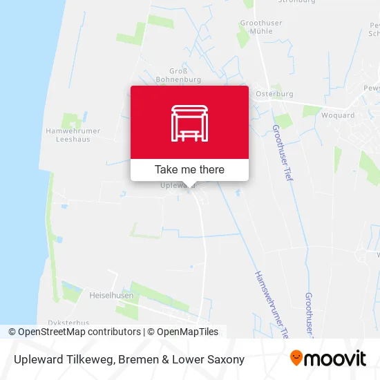 Карта Upleward Tilkeweg