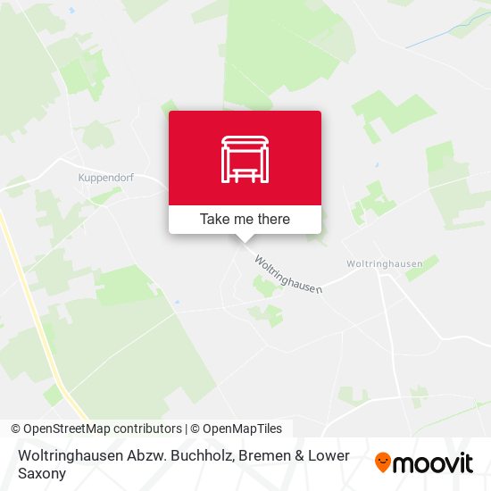 Woltringhausen Abzw. Buchholz map
