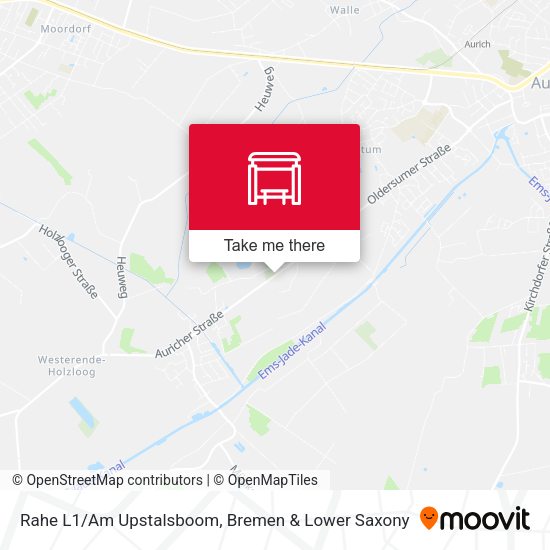 Rahe L1/Am Upstalsboom map