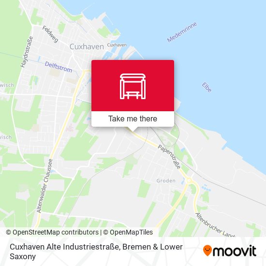 Cuxhaven Alte Industriestraße map