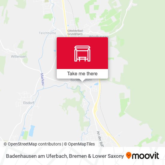 Badenhausen am Uferbach map