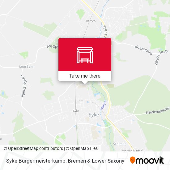 Syke Bürgermeisterkamp map