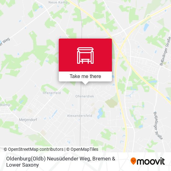 Oldenburg(Oldb) Neusüdender Weg map