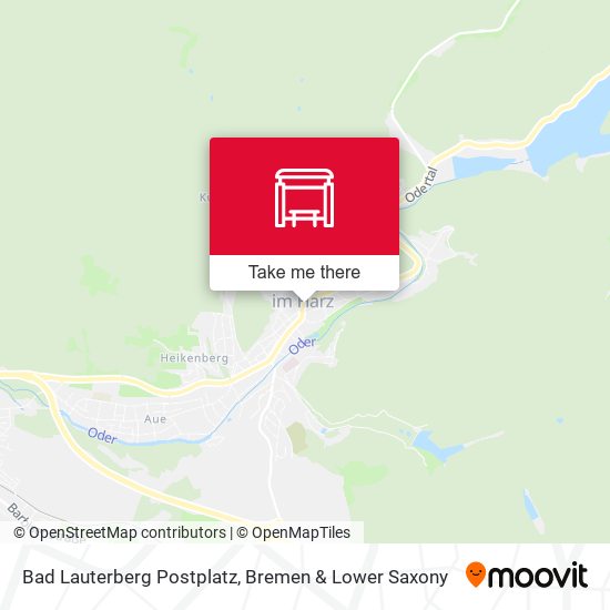 Bad Lauterberg Postplatz map
