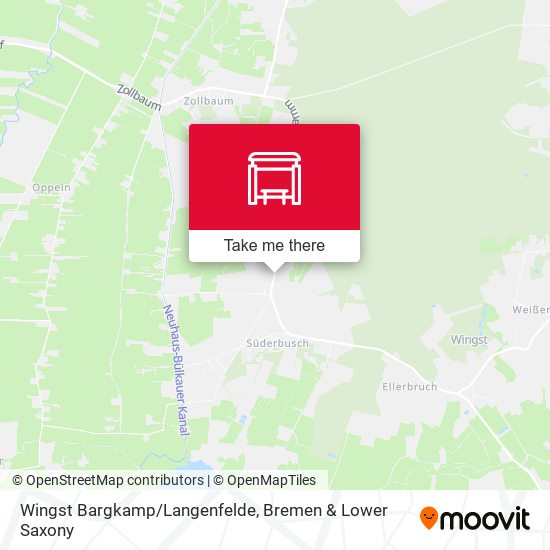 Wingst Bargkamp/Langenfelde map