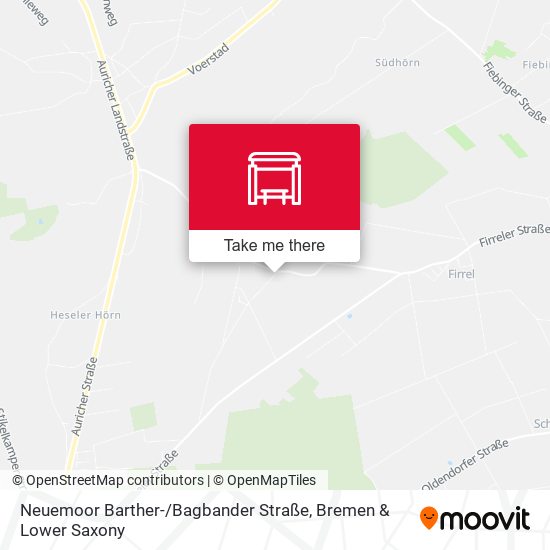 Neuemoor Barther- / Bagbander Straße map