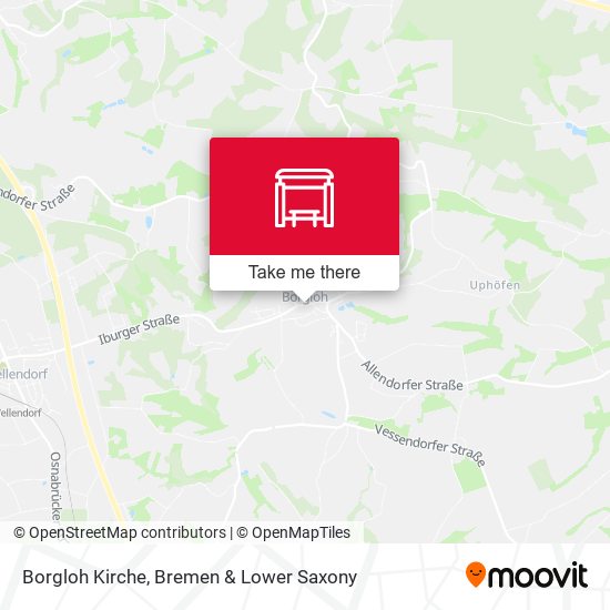 Borgloh Kirche map