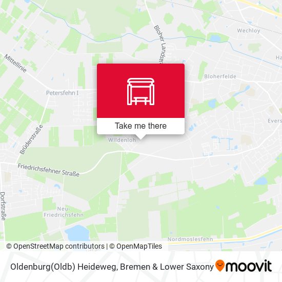 Oldenburg(Oldb) Heideweg map