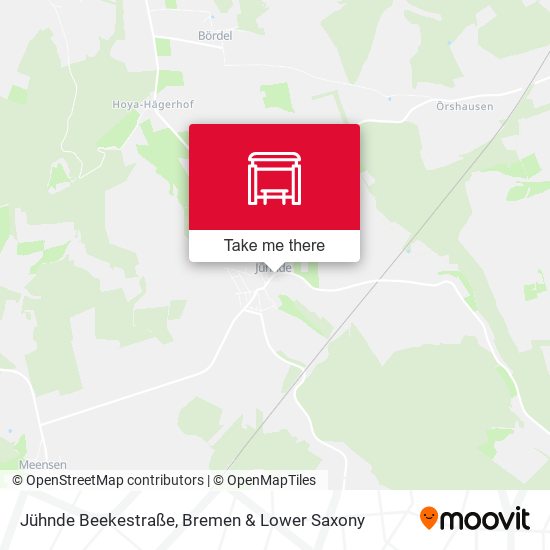 Jühnde Beekestraße map