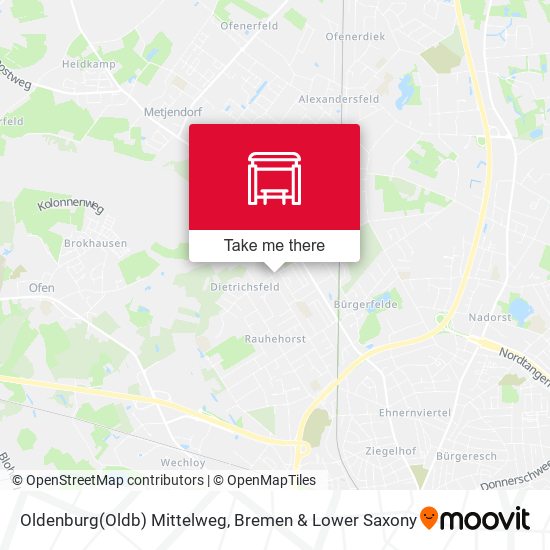 Oldenburg(Oldb) Mittelweg map
