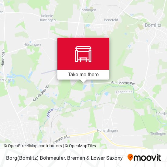 Borg(Bomlitz) Böhmeufer map