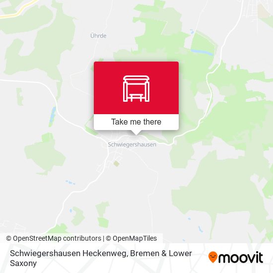 Schwiegershausen Heckenweg map