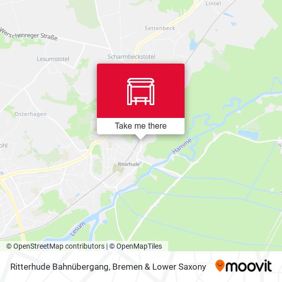 Ritterhude Bahnübergang map