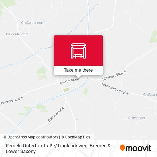 Remels Ostertorstraße / Truglandsweg map
