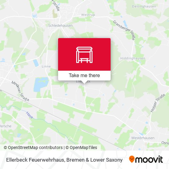 Ellerbeck Feuerwehrhaus map