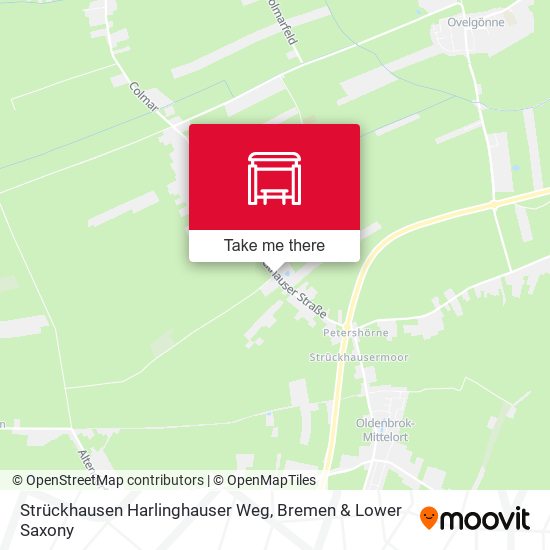 Strückhausen Harlinghauser Weg map