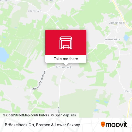 Bröckelbeck Ort map