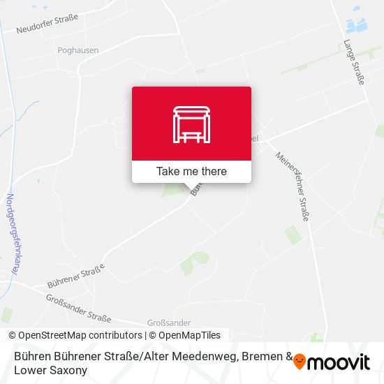 Bühren Bührener Straße / Alter Meedenweg map