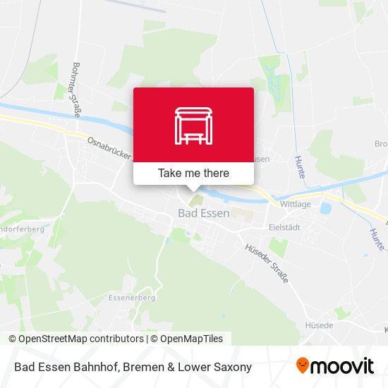 Bad Essen Bahnhof map