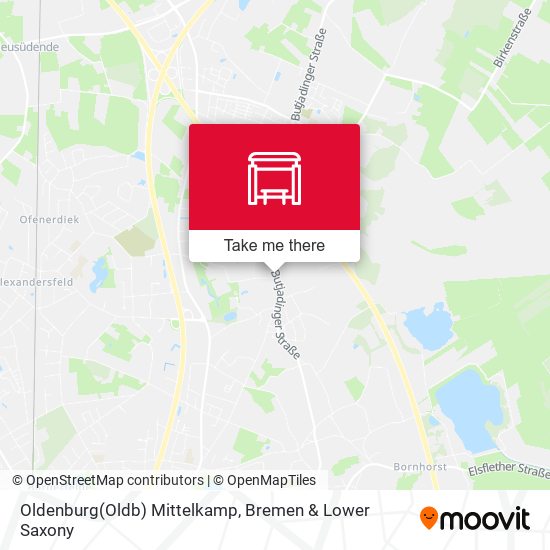 Oldenburg(Oldb) Mittelkamp map