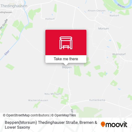 Beppen(Morsum) Thedinghauser Straße map