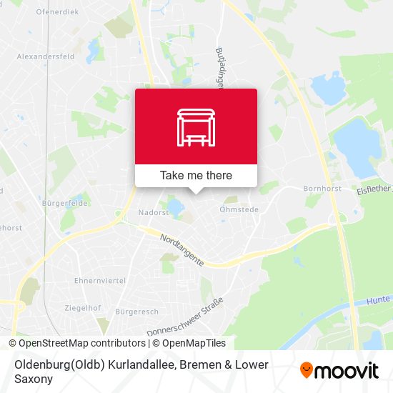 Oldenburg(Oldb) Kurlandallee map