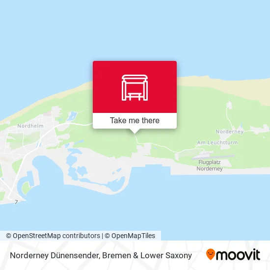 Карта Norderney Dünensender