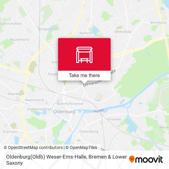Oldenburg(Oldb) Weser-Ems-Halle map