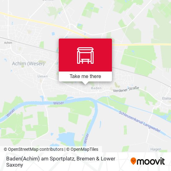 Baden(Achim) am Sportplatz map