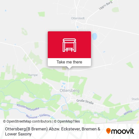 Ottersberg(B Bremen) Abzw. Eckstever map