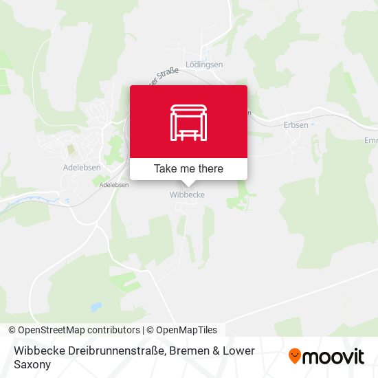 Wibbecke Dreibrunnenstraße map