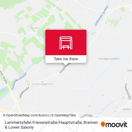 Lammertsfehn Friesenstraße / Hauptstraße map