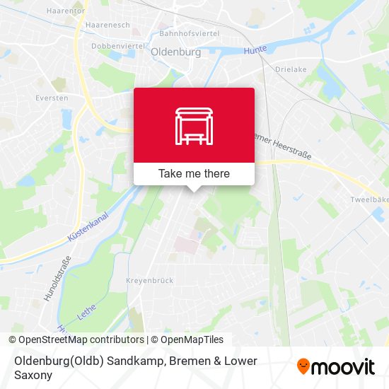 Oldenburg(Oldb) Sandkamp map