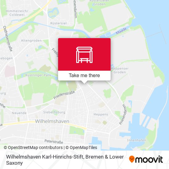 Wilhelmshaven Karl-Hinrichs-Stift map