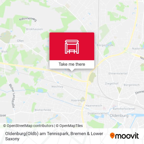 Oldenburg(Oldb) am Tennispark map