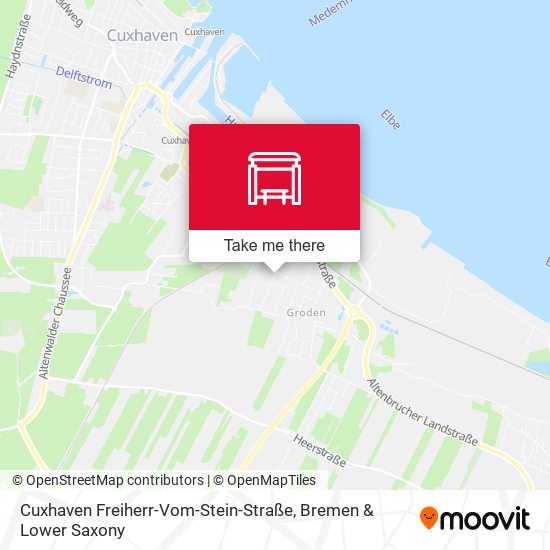 Cuxhaven Freiherr-Vom-Stein-Straße map