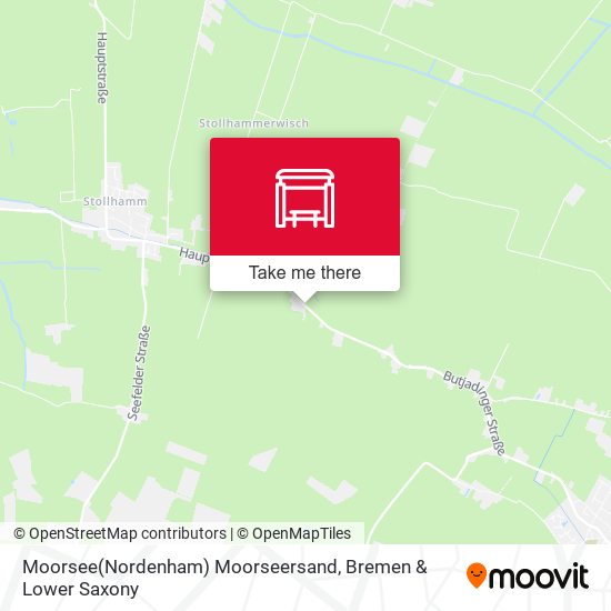 Moorsee(Nordenham)  Moorseersand map