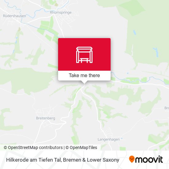Hilkerode am Tiefen Tal map