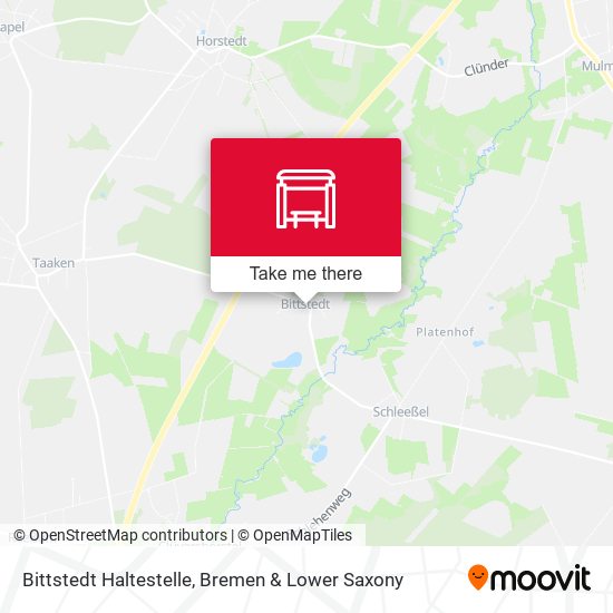 Bittstedt Haltestelle map