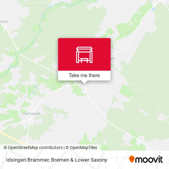 Idsingen Brammer map