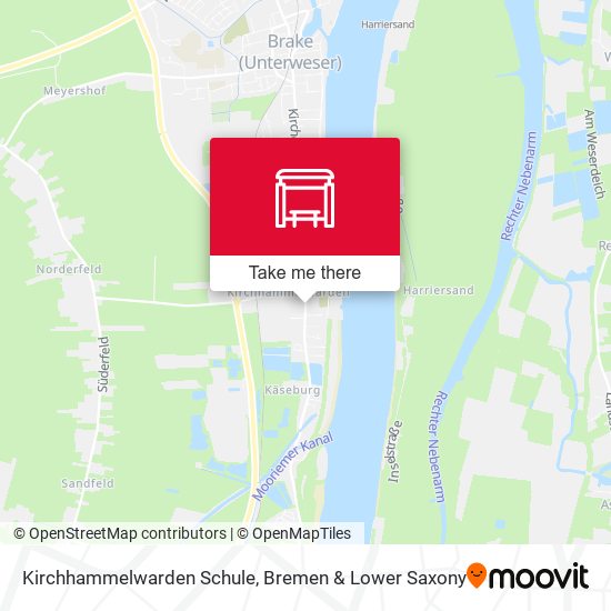 Kirchhammelwarden Schule map