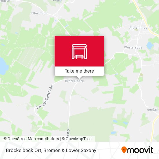 Bröckelbeck Ort map