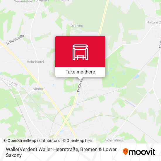 Walle(Verden) Waller Heerstraße map