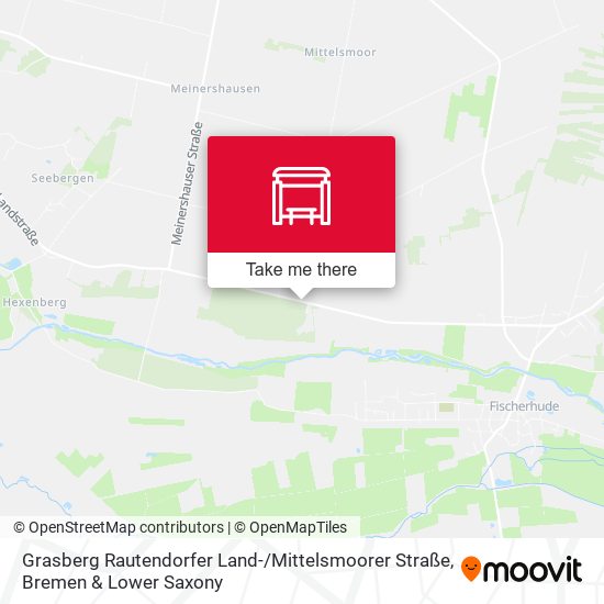 Grasberg Rautendorfer Land- / Mittelsmoorer Straße map