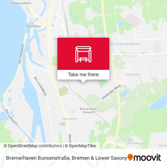 Bremerhaven Bunsenstraße map
